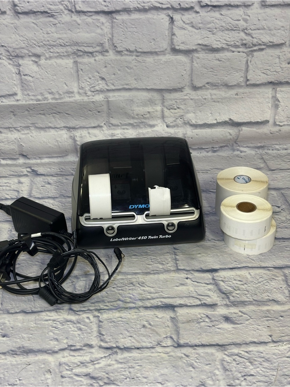 DYMO LabelWriter 450 Twin Turbo Thermal Label Printer USB 1750160 Tested